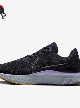 Nike/耐克正品React In Run Flyknit 3男子休闲跑步鞋 DH5392-502