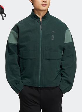 Adidas/阿迪达斯正品秋男子健身保暖运动休闲舒适外套 HM5173
