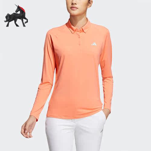 阿迪达斯女子高尔夫长袖POLO衫