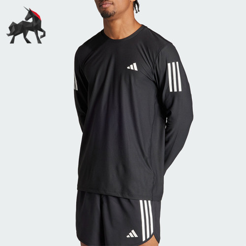 Adidas/阿迪达斯男士宽松长袖T恤