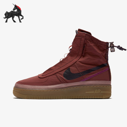 Nike/耐克正品Air Force 1女子运动耐磨高帮板鞋BQ6096-200