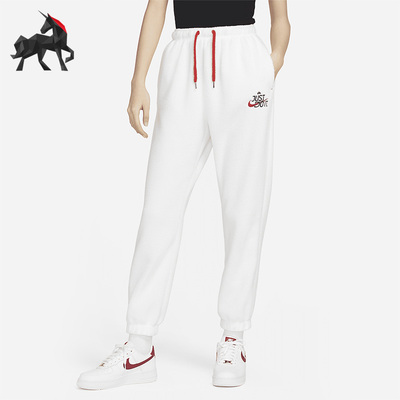 Nike/耐克正品春季女子运动训练加绒束脚长裤FD4069-121