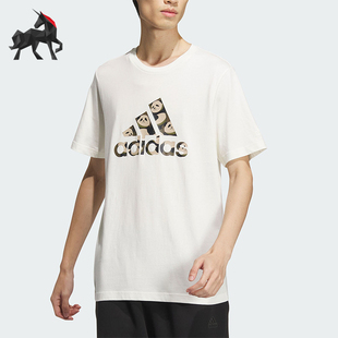 阿迪达斯正品 运动潮流圆领短袖 男士 T恤JI6840 TEE1 Adidas
