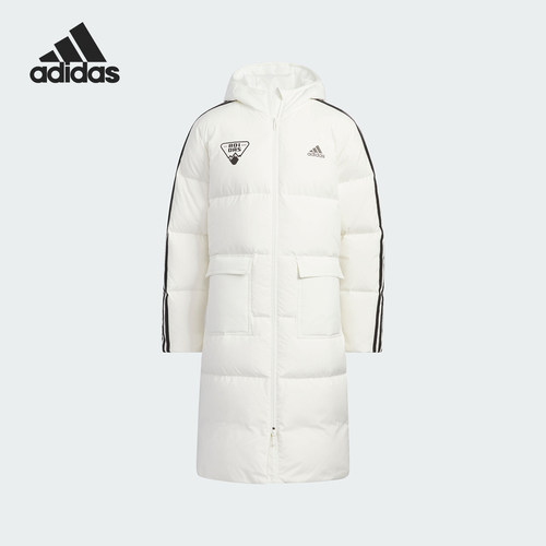 阿迪达斯正品大童保暖羽绒服