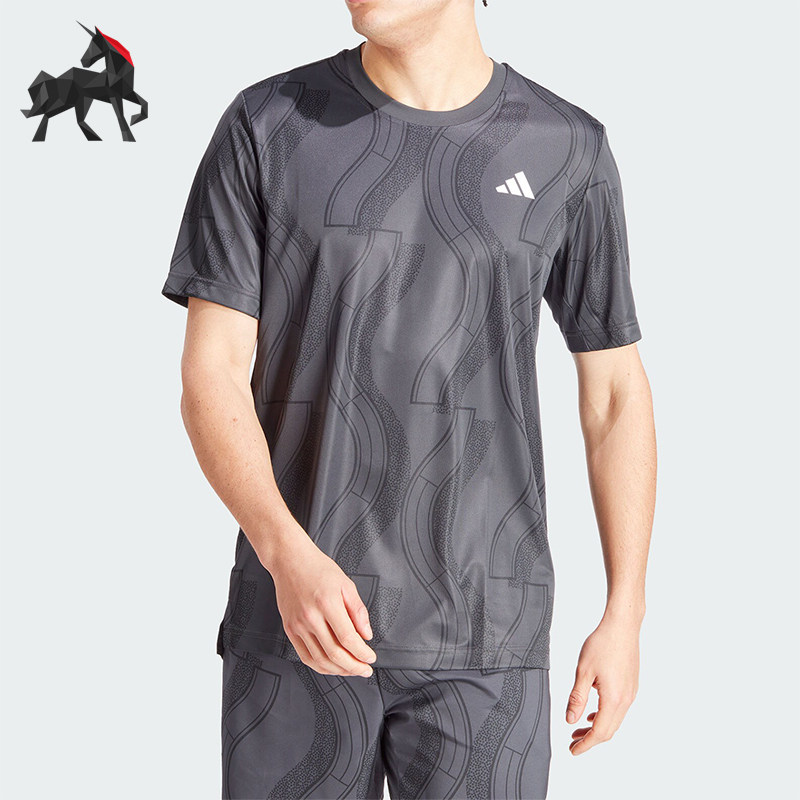 阿迪达斯男士网球短袖T恤