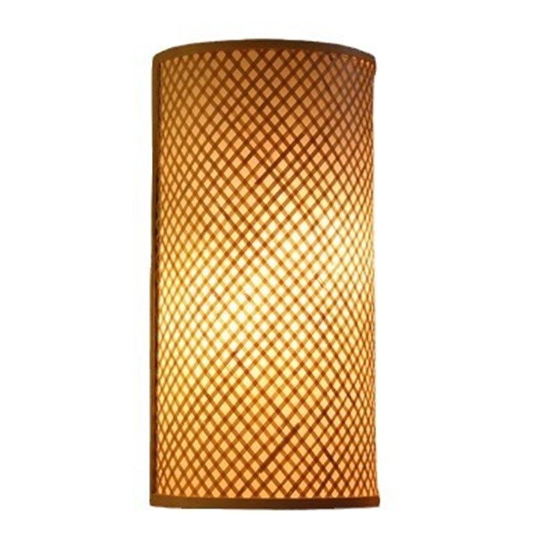 新中式东南亚竹艺竹编壁灯茶楼茶馆客栈饭店日式过道床头卧室灯具