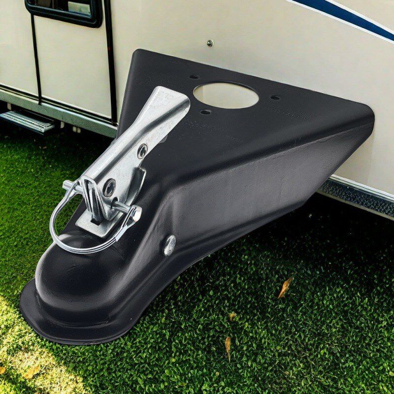 A字磅拖车连接器牵引器球罩拖车钩球头罩球盖房车配件耦合器挂钩