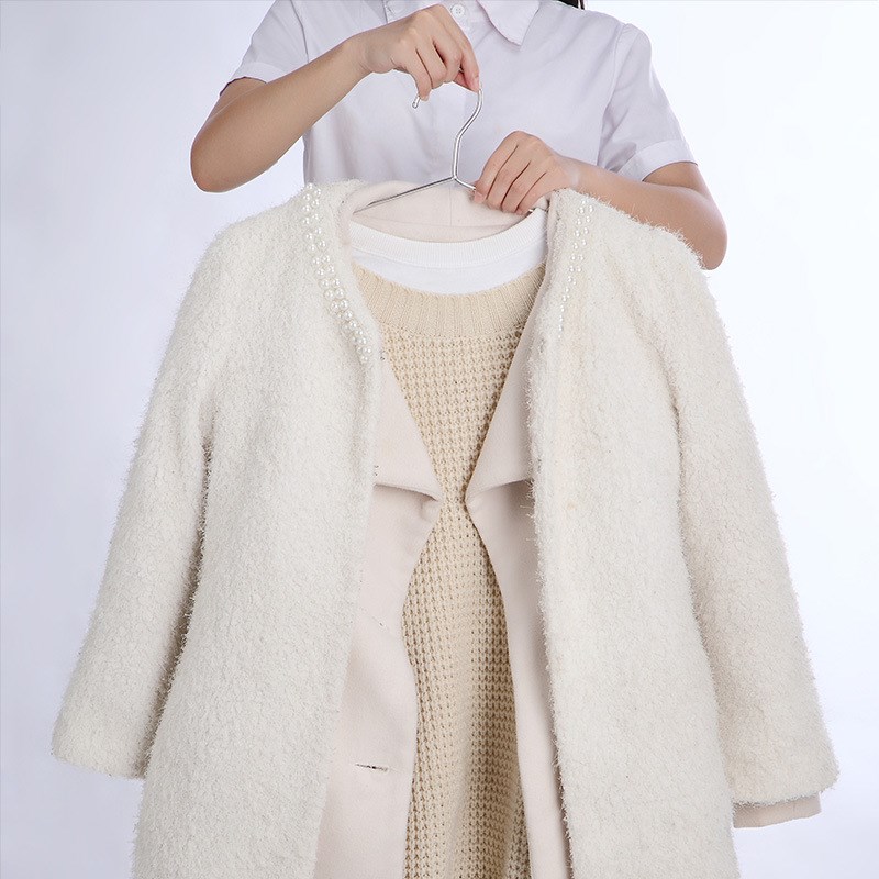 加粗不锈钢304衣架家用加厚凉晾衣撑架子铁晒无痕衣挂衣服的新品