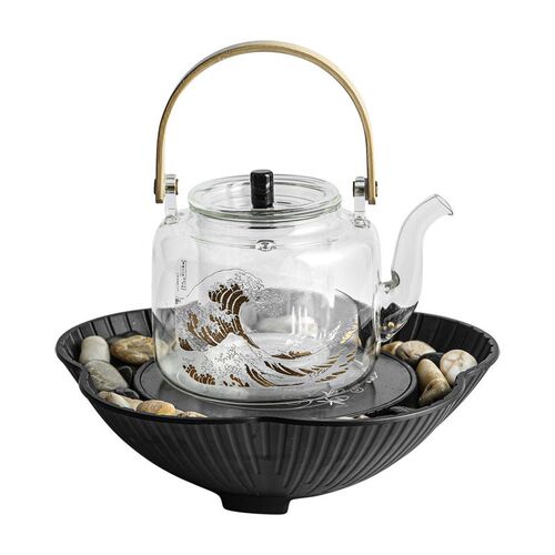 养生壶围炉煮茶小型迷你电磁蒸煮烤炉家用电陶炉加壶茶炉套装