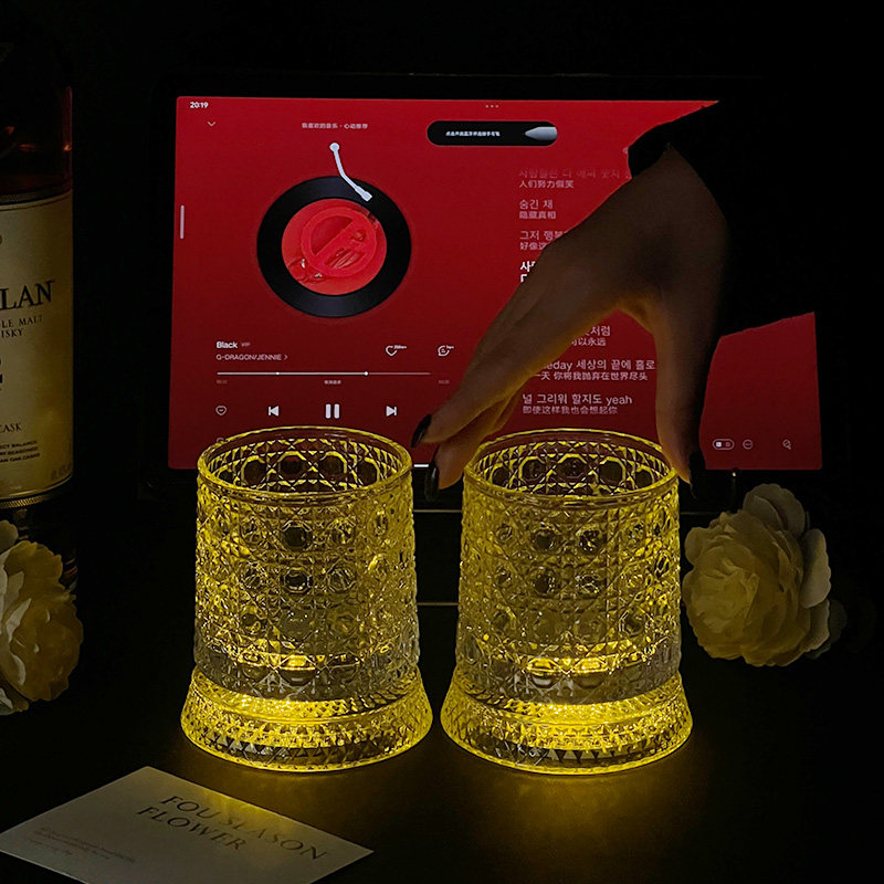 北欧风格水晶玻璃威士忌杯