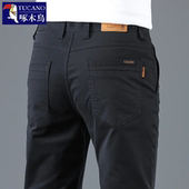 男款 商务西裤 春秋新款 子男直筒修身 长裤 啄木鸟高端纯棉休闲裤