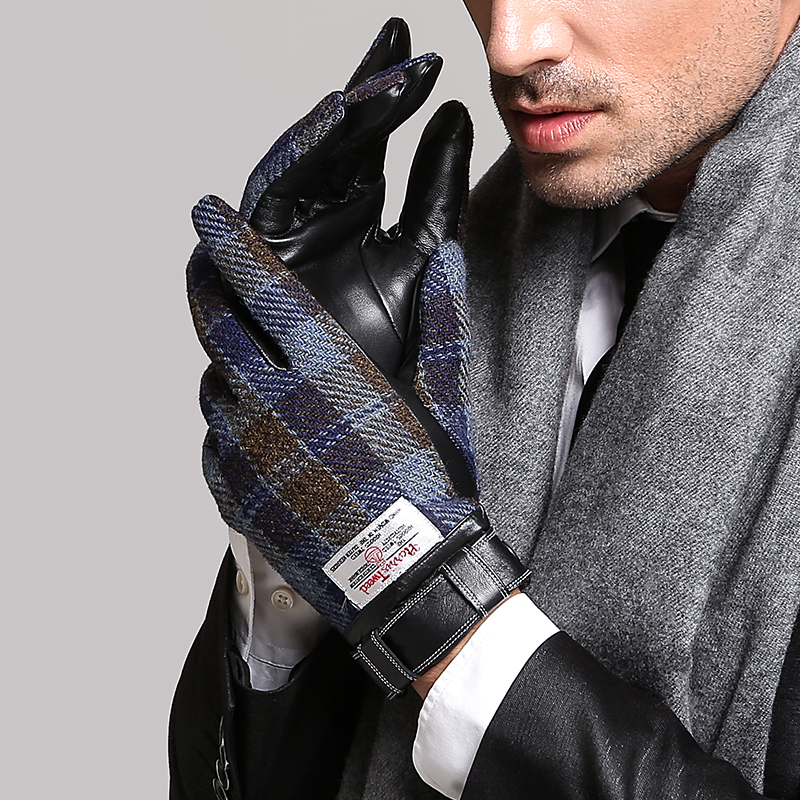 Gants pour homme      en peau de mouton - Ref 2782470 Image 5