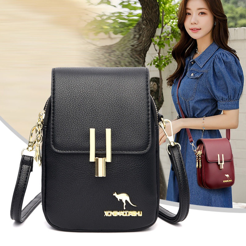 2024夏新款轻便高级感迷你真皮小包包装手机包零钱精致斜挎包女包