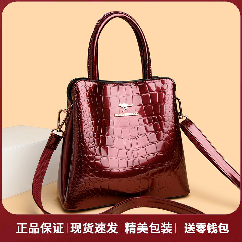 专柜正品真皮女手提包