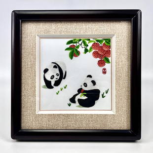 实体店经营粤绣广绣熊猫荔枝广州塔广州特色礼品