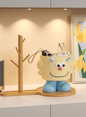 小怪兽钥匙收纳玄关摆件入户门口鞋柜客厅家居装饰品乔迁新居礼品