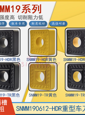 SNMM190612-HDR重型车刀片单槽开粗19x19 大四方数控刀片株洲车刀