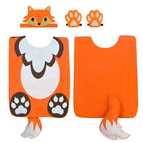 儿童表演服饰头饰狐狸老虎