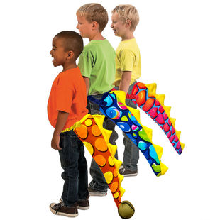 恐龙动物尾巴儿童仿真造型玩具创意趣味舞台表演道具亲子活动礼物