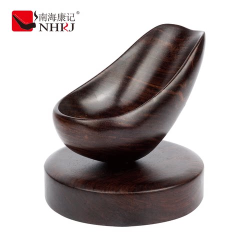 实木烟斗架座黑檀木底座支架配件
