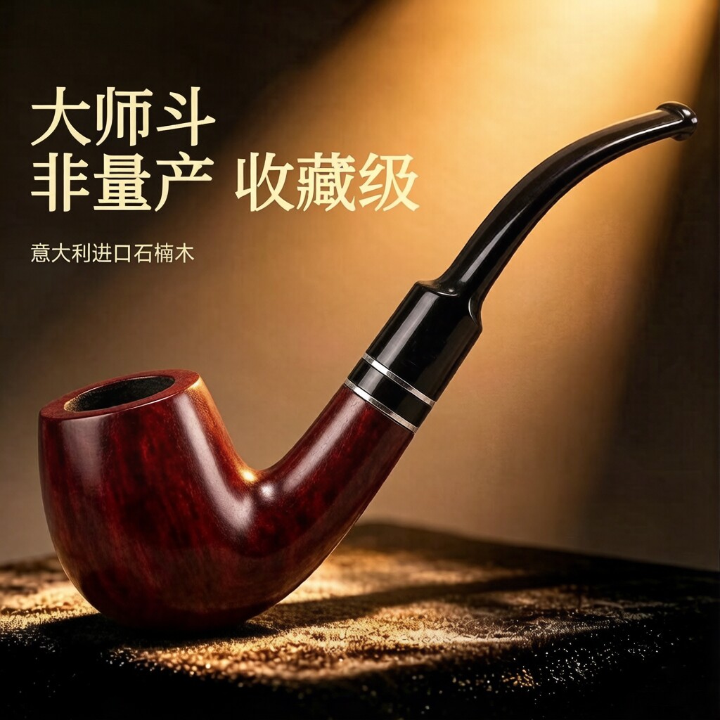 烟斗石楠木正品男士专用全套工具老式烟杆烟枪旱烟斗进口手工过滤