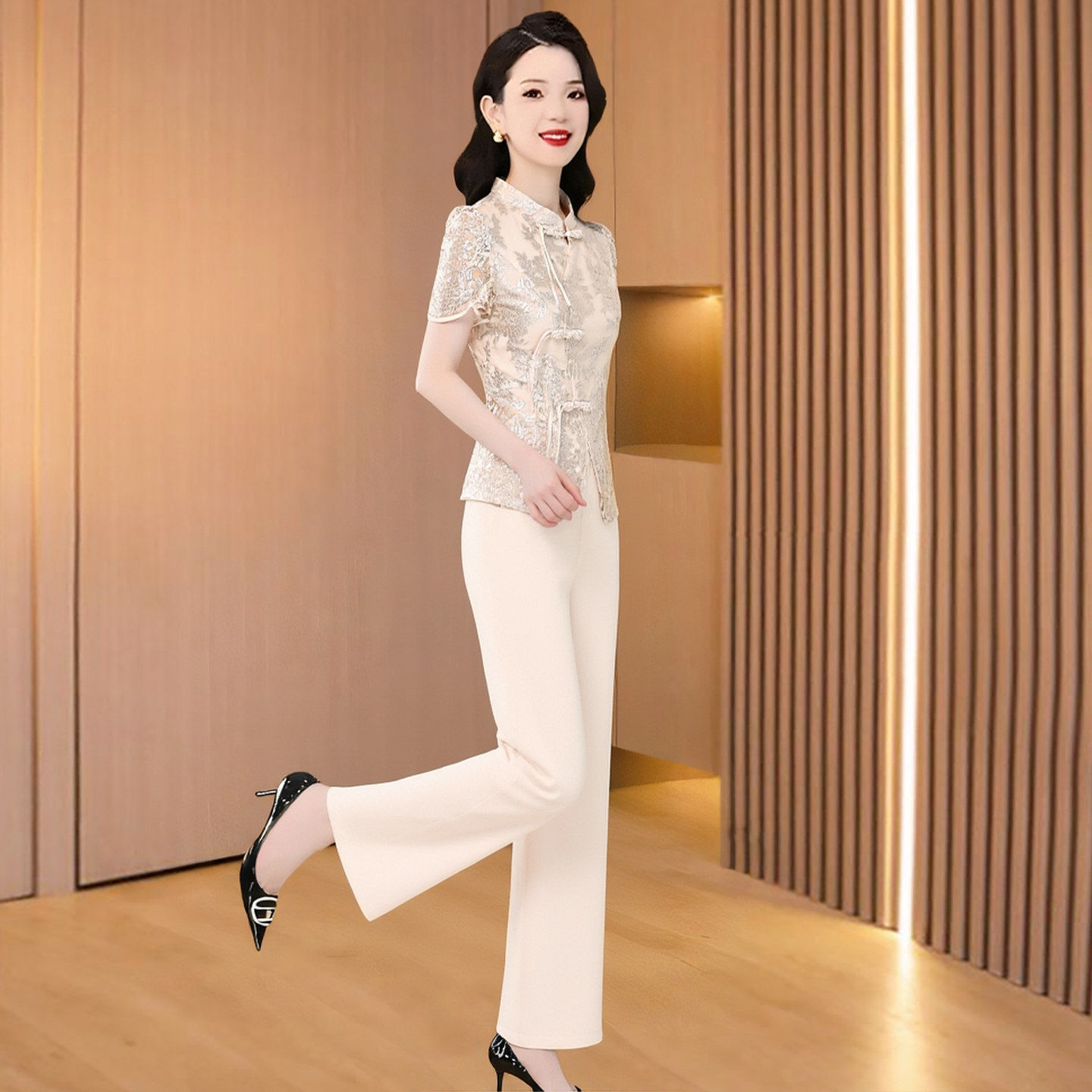 女士夏套装2025新款轻奢高级感