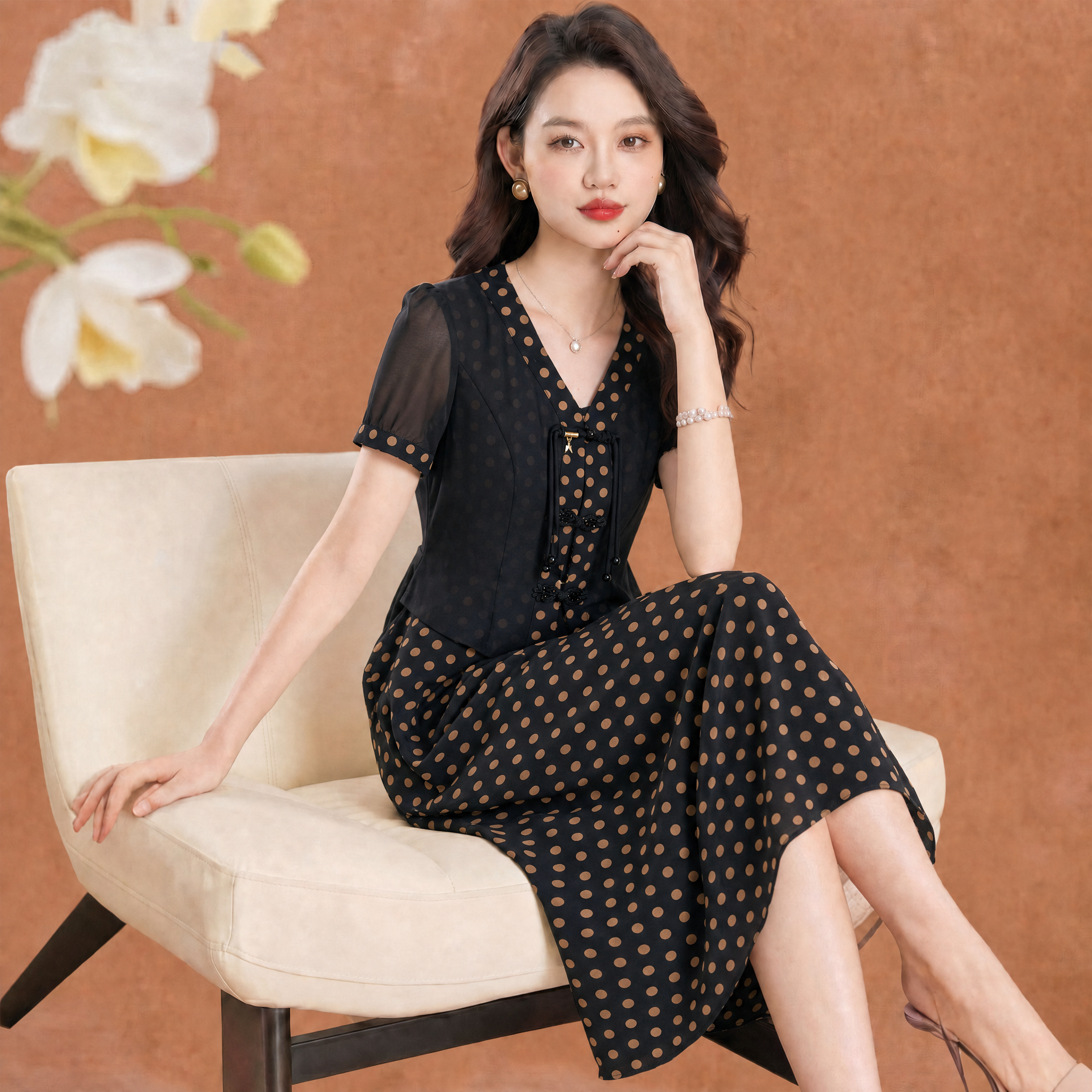 十三行品牌连衣裙女2026新款流行