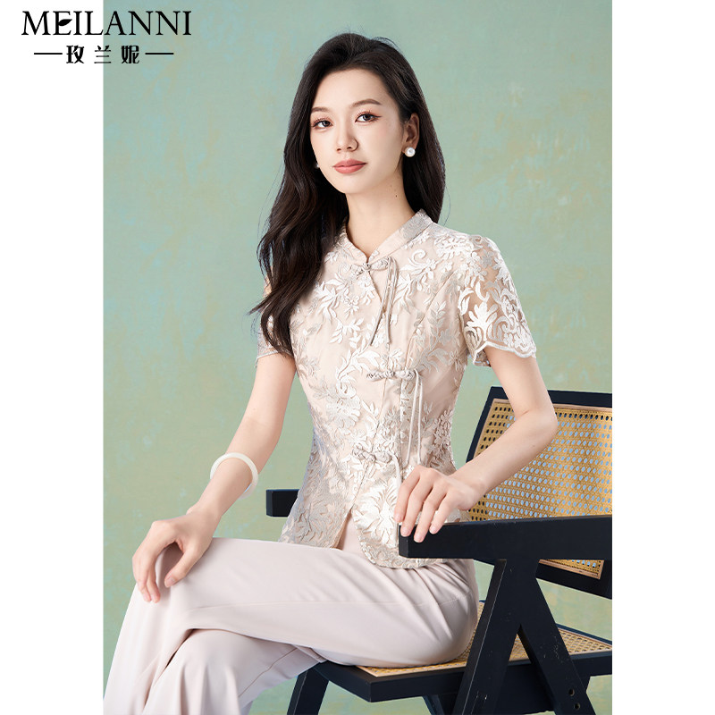 中国风唐装改良贵夫人夏两件套装