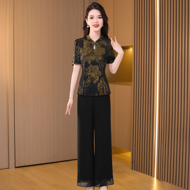 新中式国风女装套装2026新款轻奢高级感超火贵夫人初夏穿搭一整套