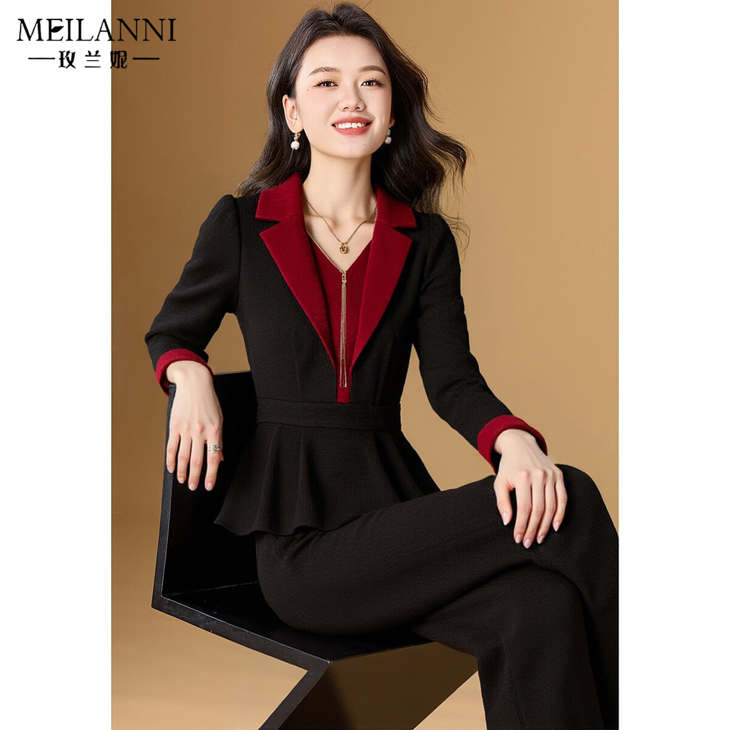 大方得体职业套装女杭州高端品牌