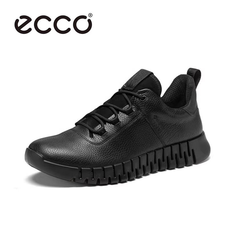 Ecco爱步男鞋2023秋季新款老爹鞋厚底防滑休闲运动鞋 灵动525224怎么样,好用不?