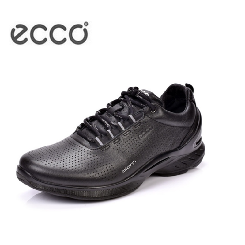 Ecco爱步男鞋新款真皮系带透气运动鞋休闲户外健步鞋小经典837514怎么样,好用不?