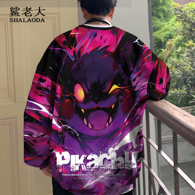 鲨老大二次元圆领套头