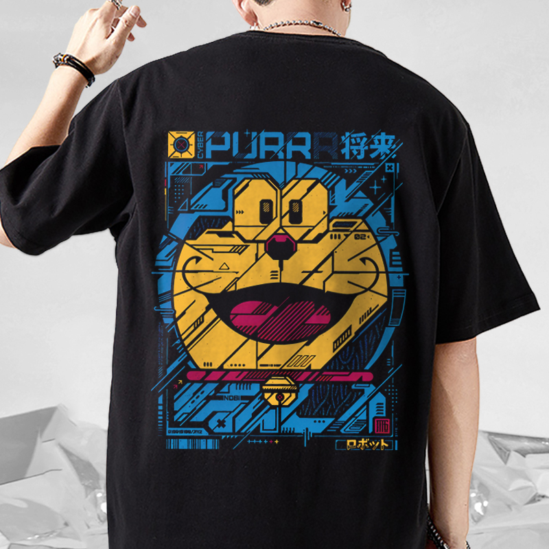 鲨老大短袖动漫周边青年