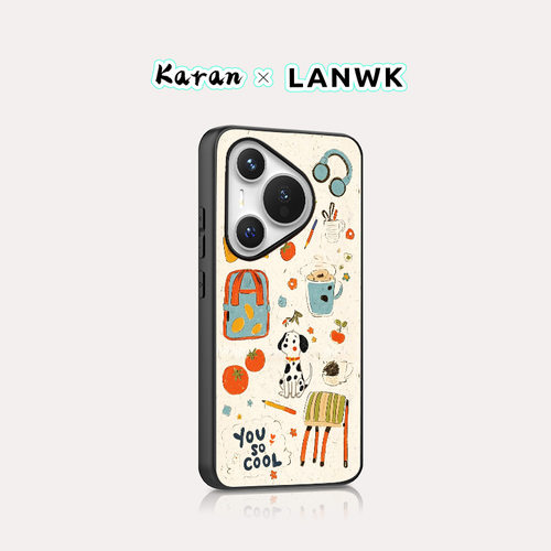 LANWK华为手机壳原创设计ins风