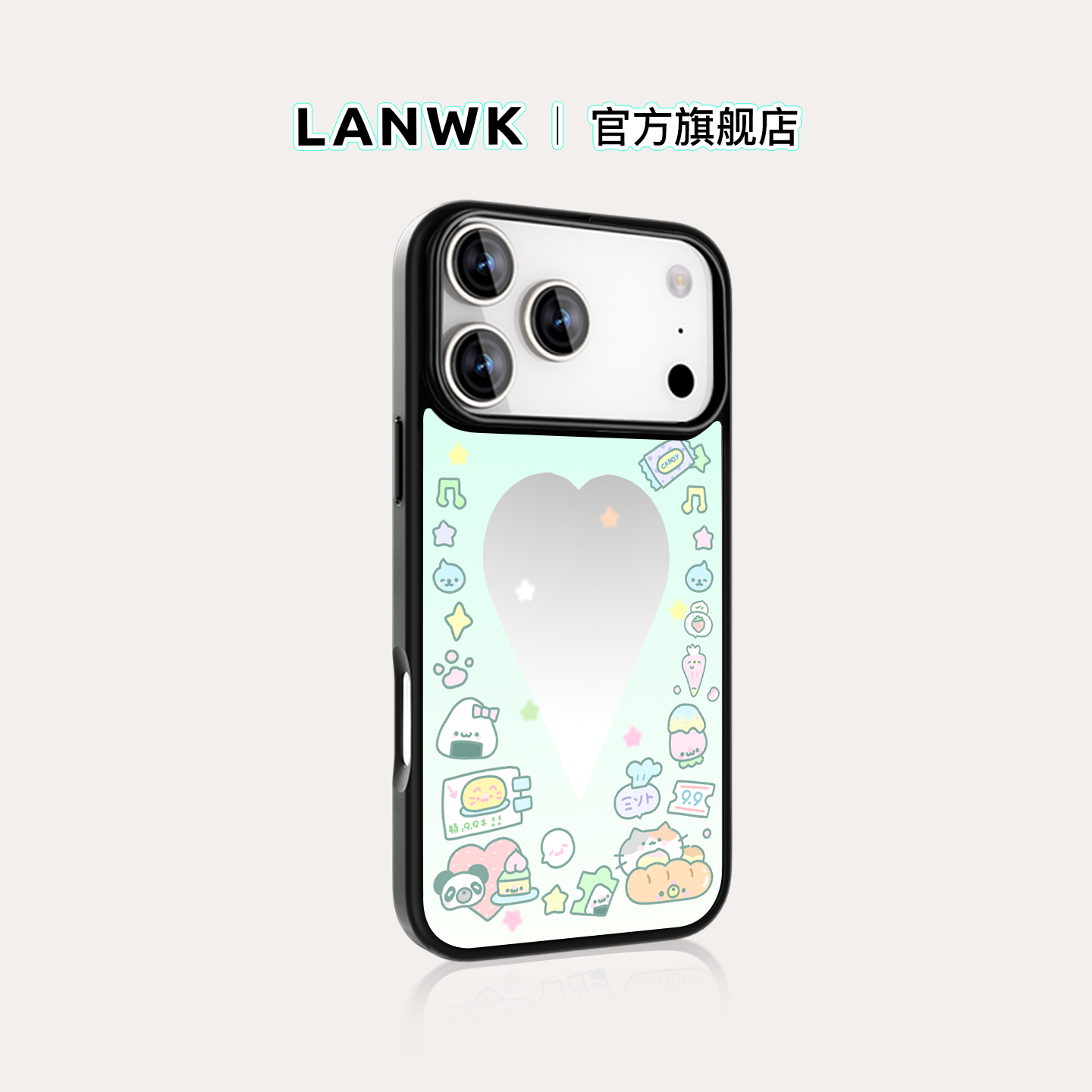 lanwk苹果手机壳原创设计ins风