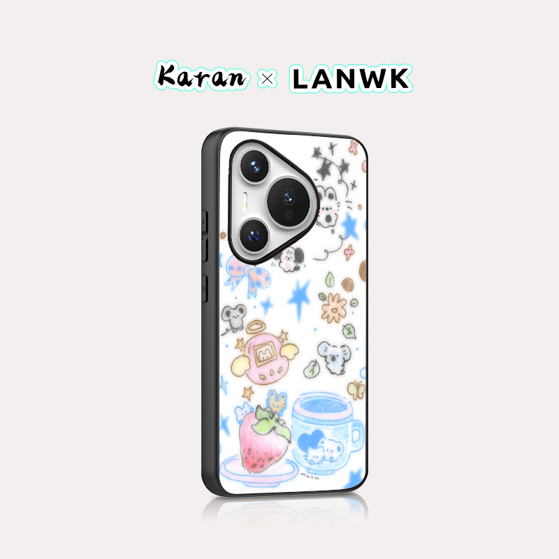 创意联名卡通可爱华为pura手机壳