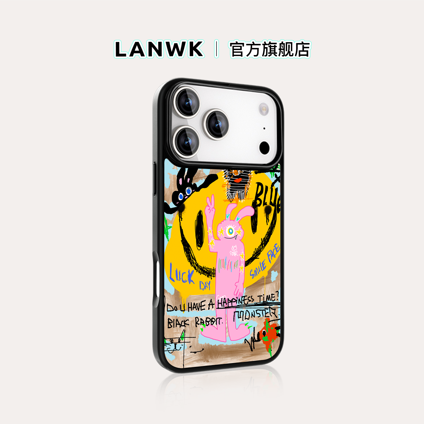 lanwk苹果手机壳原创设计ins风