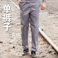 Одиночные брюки серые