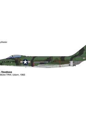 12月 HA9305 RF-101A Voodoo 54-1512, 363rd TRW, Udorn 1965年