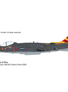 3月 HA2634 鹞式战斗机 AV-8B+ VMA-223, MCAS Cherry Point 2025