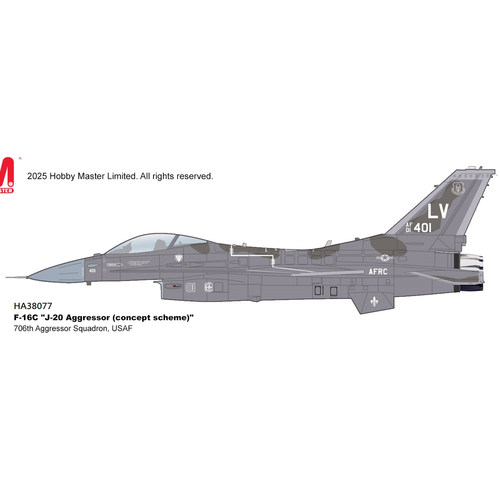 F-16CJ-20假想敌合金模型