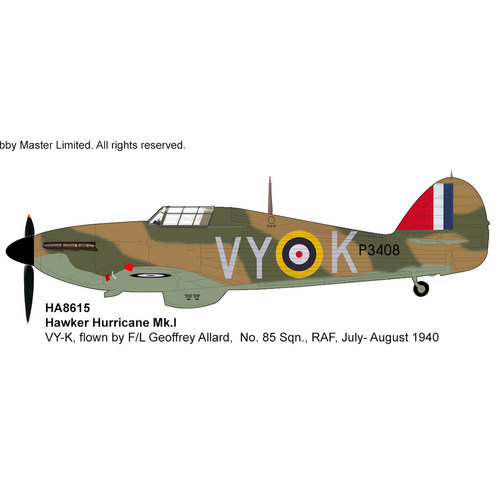 飓风战斗机英伦空战1940年合金