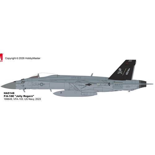 F18E战斗机海盗旗中队合金模型