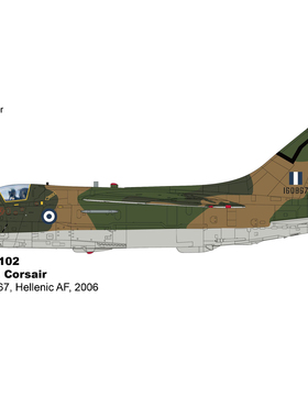 9月 HC1102 A7海盗攻击机 A-7E Corsair 160867 希腊空军 2006年