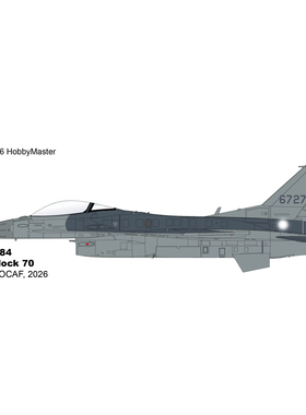 8月 HA38084 F16战斗机 F-16V的第一架Block 70 ROCAF 2026年