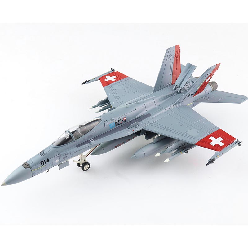 HA3572 F18战斗机 F/A-18C Hornet J-5014瑞士空军2014年 合金 玩具/童车/益智/积木/模型 飞机模型 原图主图