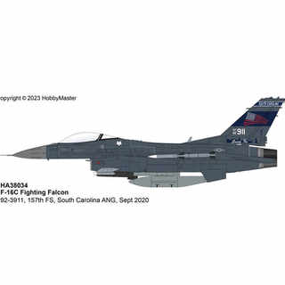 8月 HA38034 F16战斗机 F-16C 157th FS,South Carolina ANG,2020