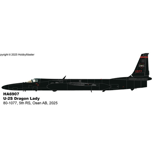 U-2S高空侦察机2025年合金模型