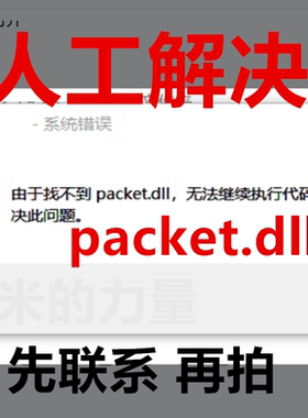 dll修复工具 由于找不到 packet.dll 电脑软件游戏修复 DLL